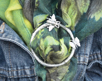 William Sturt Handcast Fine Pewter Oak Leaf Brooch - Lead & Nickel Free, Tarnish Resistant - View #7