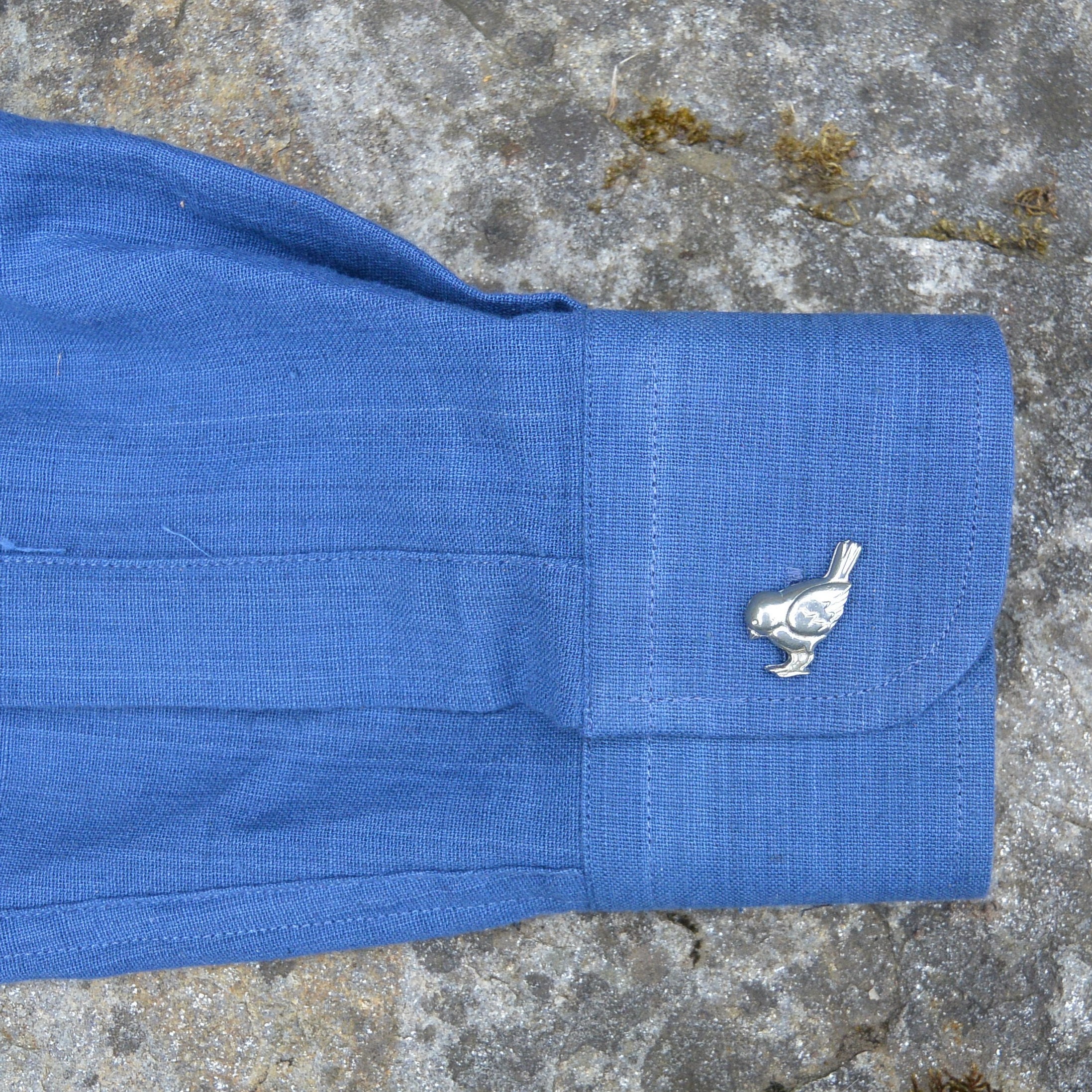 Fleur De Lys Set Of Cufflinks And Tie Clip, Handmade, In Fine Pewter