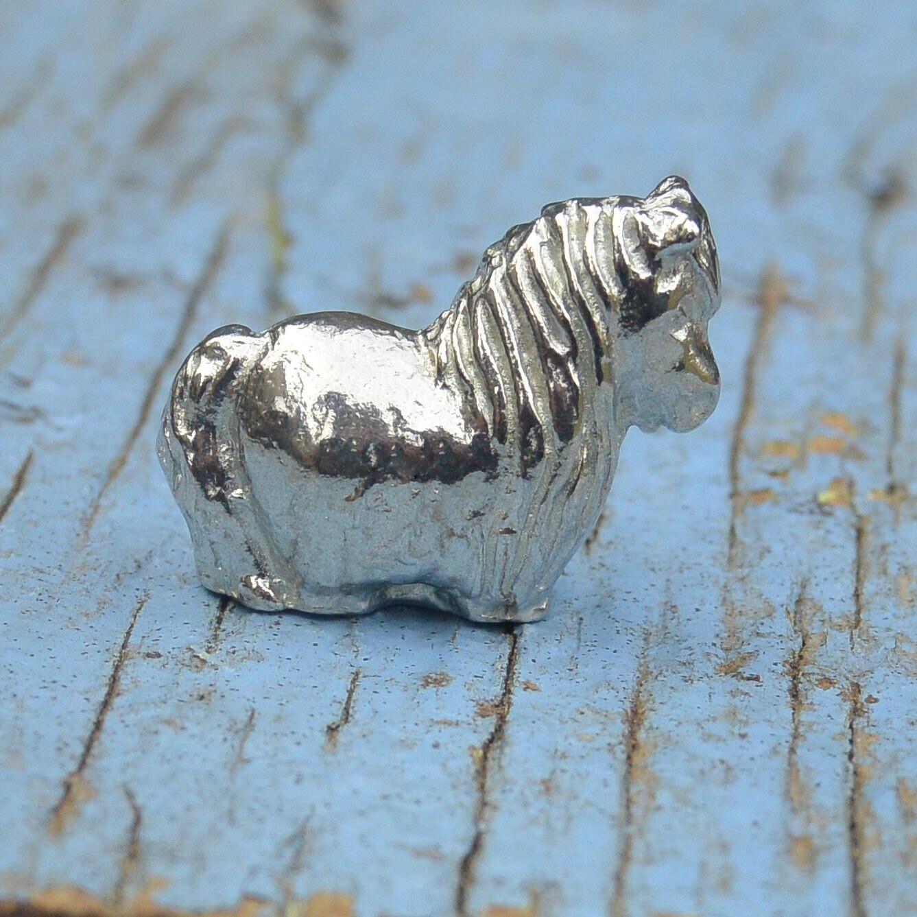 Figurine Poney, Poney Miniature, Statuette Cheval, Faite Main, en Etain, Par William Sturt, Des Étai