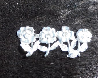 Forget Me Not Brooch, Remembrance Gifts, Handmade in Fine Pewter, by William Sturt