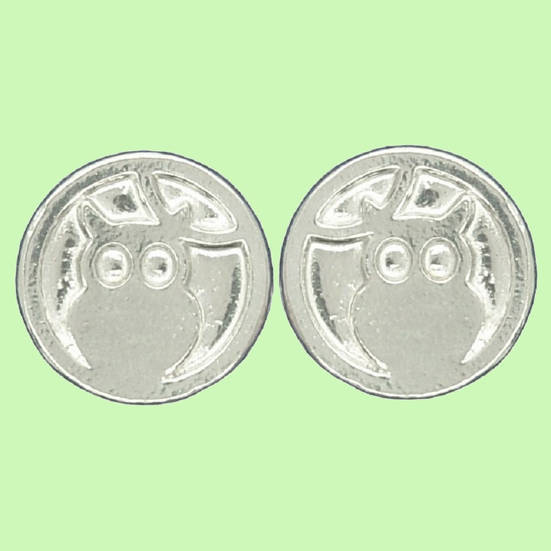 Wedding Cufflinks Owl Cuff Links in Fine Pewter Owl Cufflinks by William Sturt Owl and Moon Cufflinks Handmade