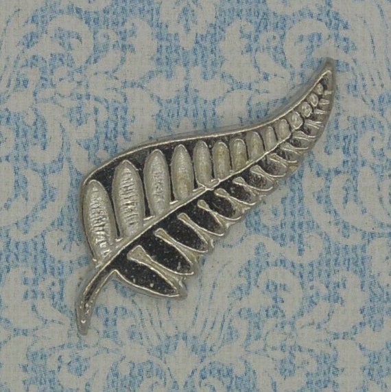 Silver fern sale brooch