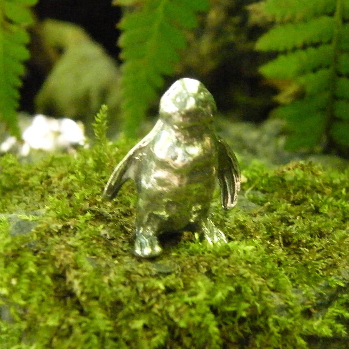 Figurine Pingouin, Pingouin Miniature, Faite Main, en Etain. Fabrication Française, Par William Stur