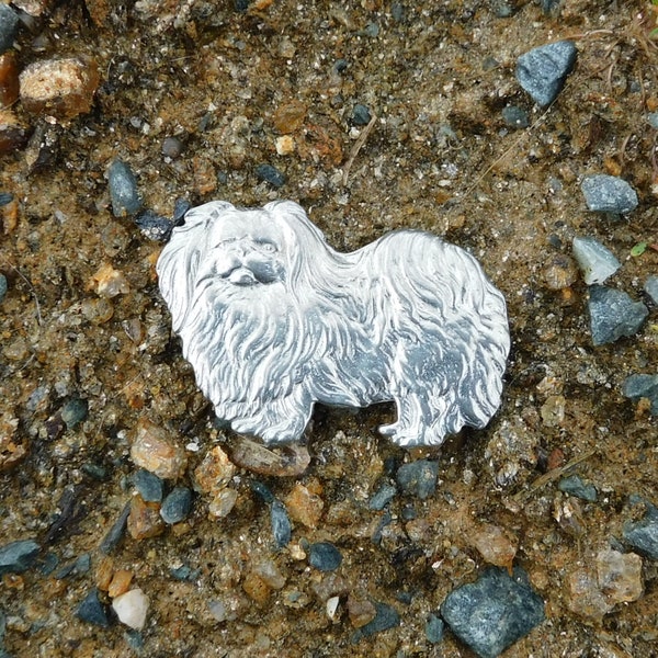 Broche de chien dalmate, cadeau pour les amoureux des chiens, bijoux faits à la main, fonte à la main en étain fin par  Etains de Jumilhac