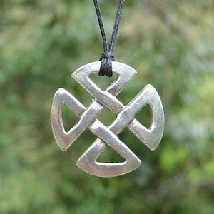 Handcrafted Celtic Knot Pendant in Pewter by William Sturt, Celtic Knot Necklace, Celtic, Celtic Jewellery, Protection Talisman, Amulet