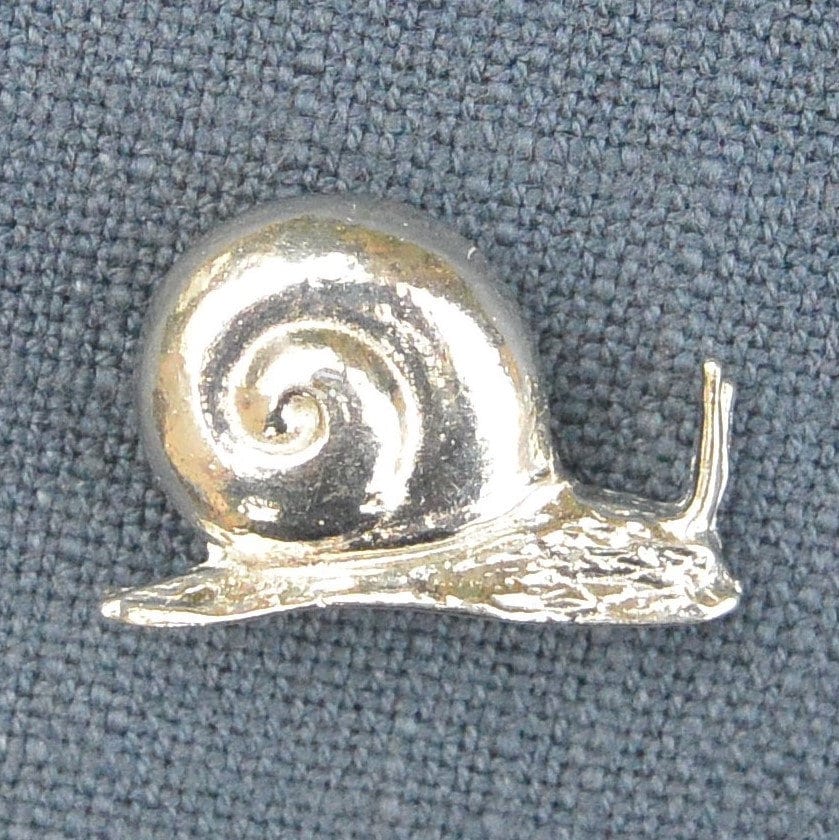 Ensemble De Deux Escargots Décoratifs En étain - Marque Boudry, Neuf (peut Avoir De Petits Défauts)