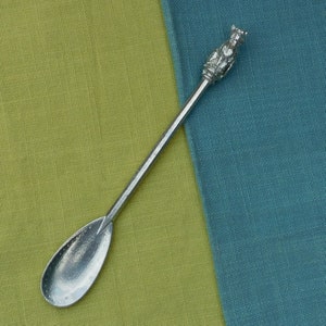 Cheshire Cat Spoon, Jam Spoon, Handmade, in Finest Pewter, by William Sturt image 2