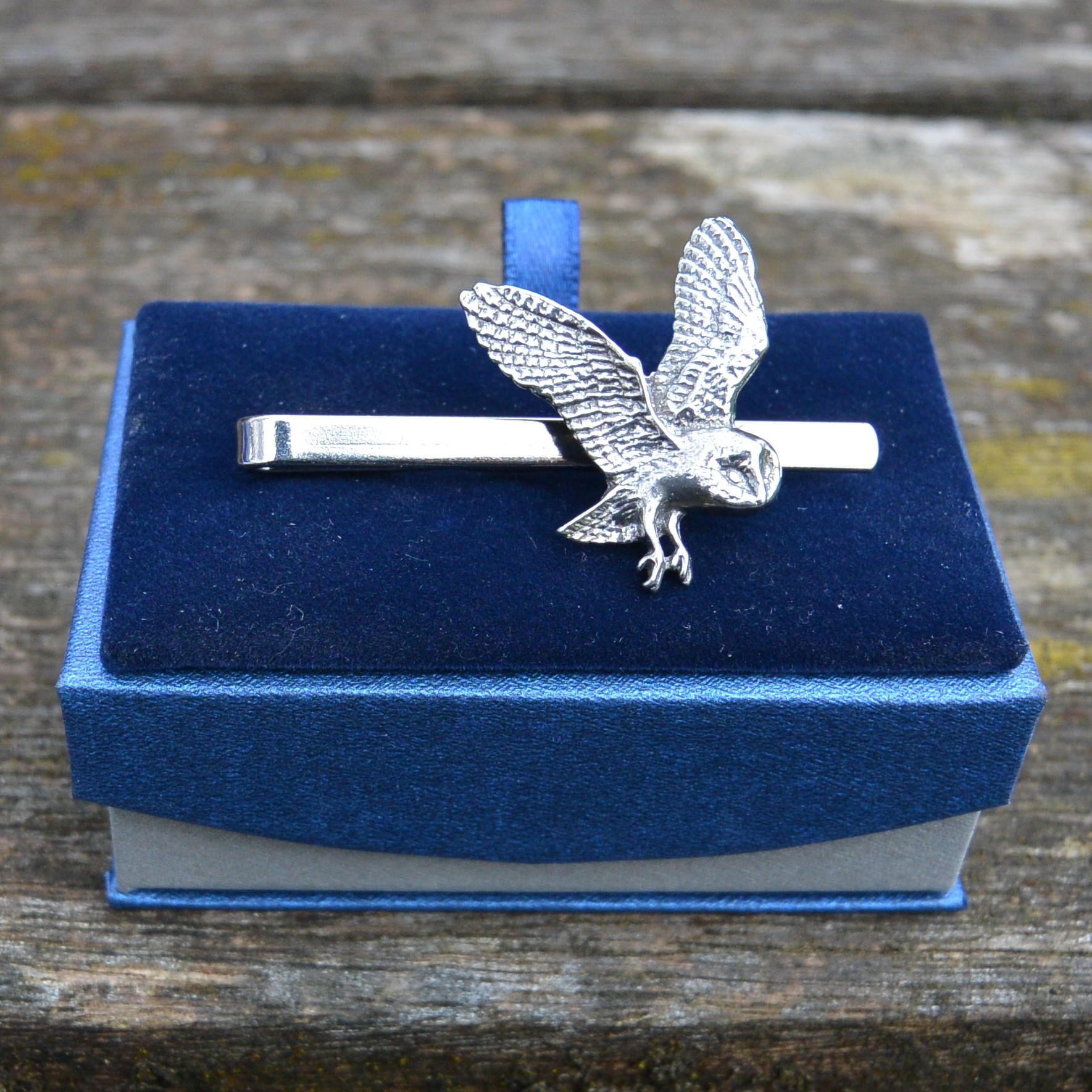 bird tie clip