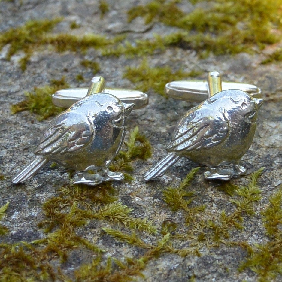 Fleur De Lys Set Of Cufflinks And Tie Clip, Handmade, In Fine Pewter
