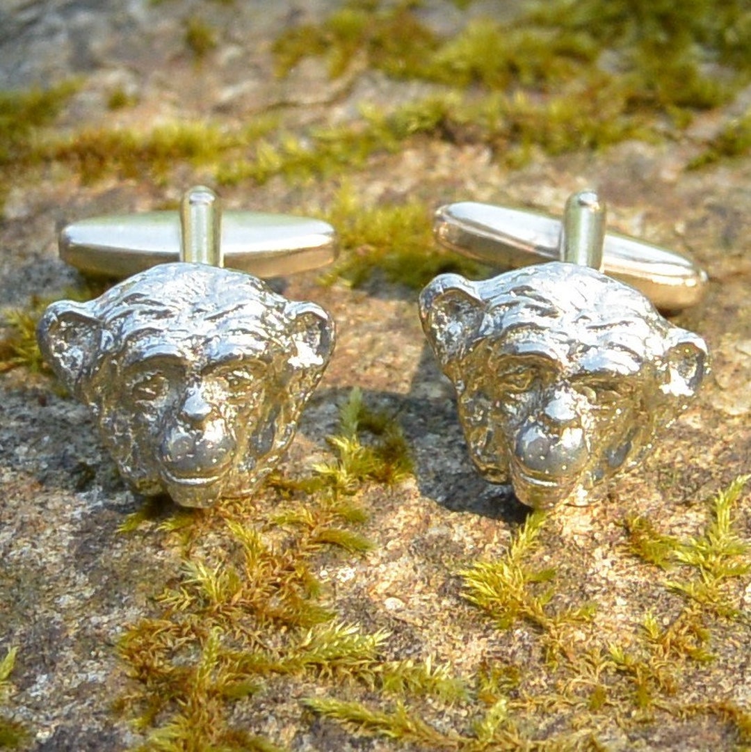 Boutons De Manchette Cerf En étain Massif - Artisanat Français Par William Sturt - Cadeau élégant Pour Homme