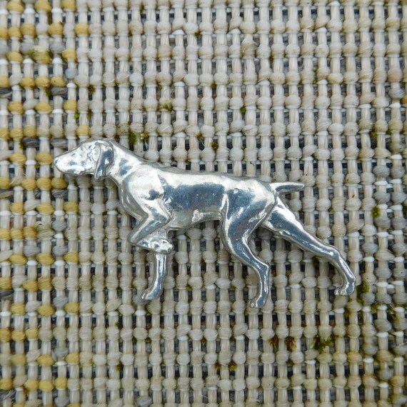 Fine Pewter Whippet Brooch - Handcast By William Sturt, Collectible Jewelry Gift - View #4