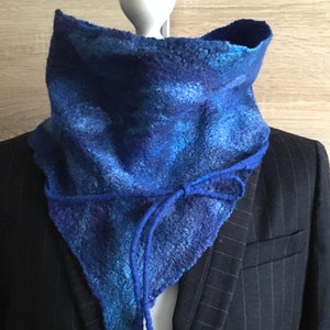 Sale!  Wool Felted Neck Warmer Merino Wool Scarf