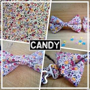 Collection Candy Noeud papillon, pochette, boutons de manchettes image 1