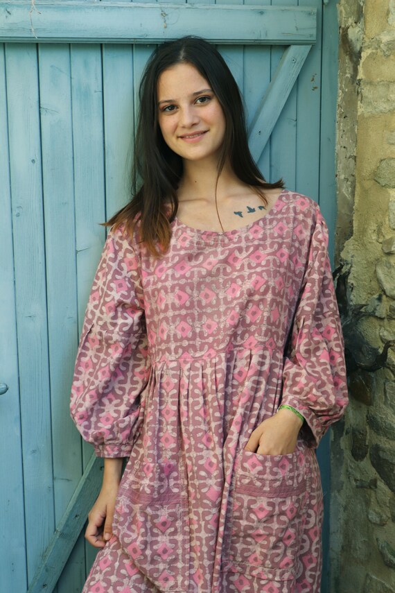 Maxi Boho-chic Dress Country Style Pure 
