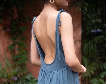summer dress open back