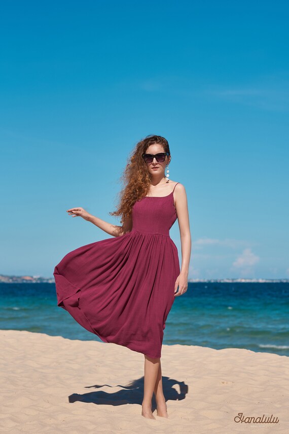 strapless open back dress Sea New York Rosaline Embroidered Short Sleeve Midi Dress – Maison Djouf main image 0