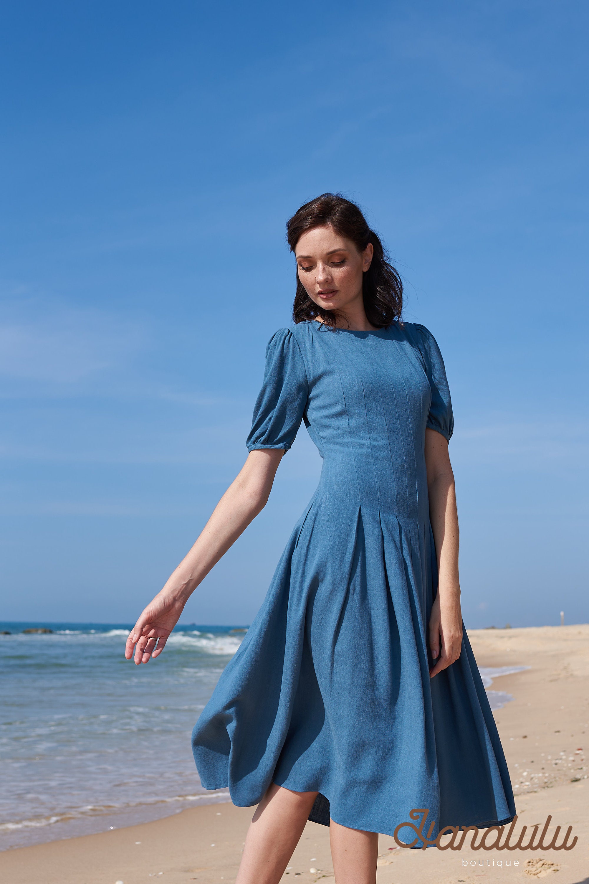 Turkish Linen Dress - Etsy Denmark
