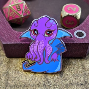 Mindflayer Illithid Baldurs Gate Dungeons and Dragons Enamel Pin