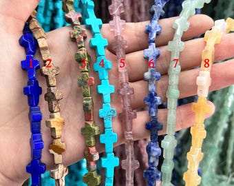 PERLINE SFUSE CON Barra Rettangolare In Pietra Preziosa Di Diaspro - Foto 4