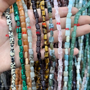 6x8mm Flat Rectangle Beads Loose Beads Full Strand Wholesale