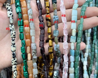 6x8mm Flat Rectangle Beads Loose Beads Full Strand Wholesale