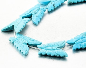 Vlinder Turquoise kraal, Vlinder turkoois, Dierlijke Edelsteen Kralen, Volledige Strand 33*38mm, Citroen Jade, Aventurijn, Blauwe Sodaliet