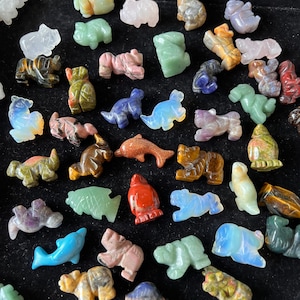 Mini Crystal Animal Carving, Mystery Crystal, Surprise Crystal, Mini Animal Carving, Healing Decor, Crystal Gift, Wholesale Crystal
