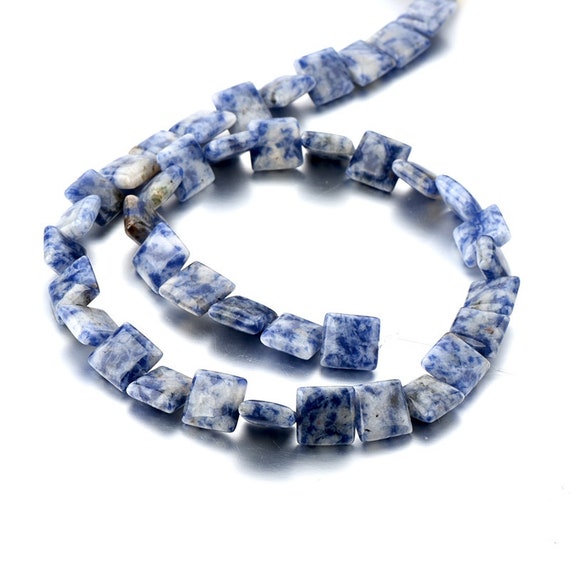 Bracelet Perles Carrées En Sodalite Bleue Naturosphère - Neuf Avec étiquettes