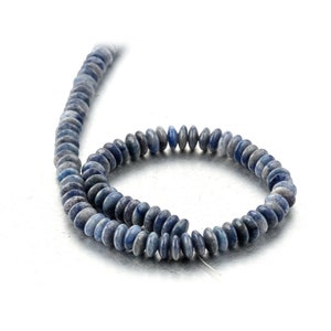 Blue Aventurine Rondelle UFO Beads Loose Beads 3*6mm 4*8mm Full Strand Wholesale