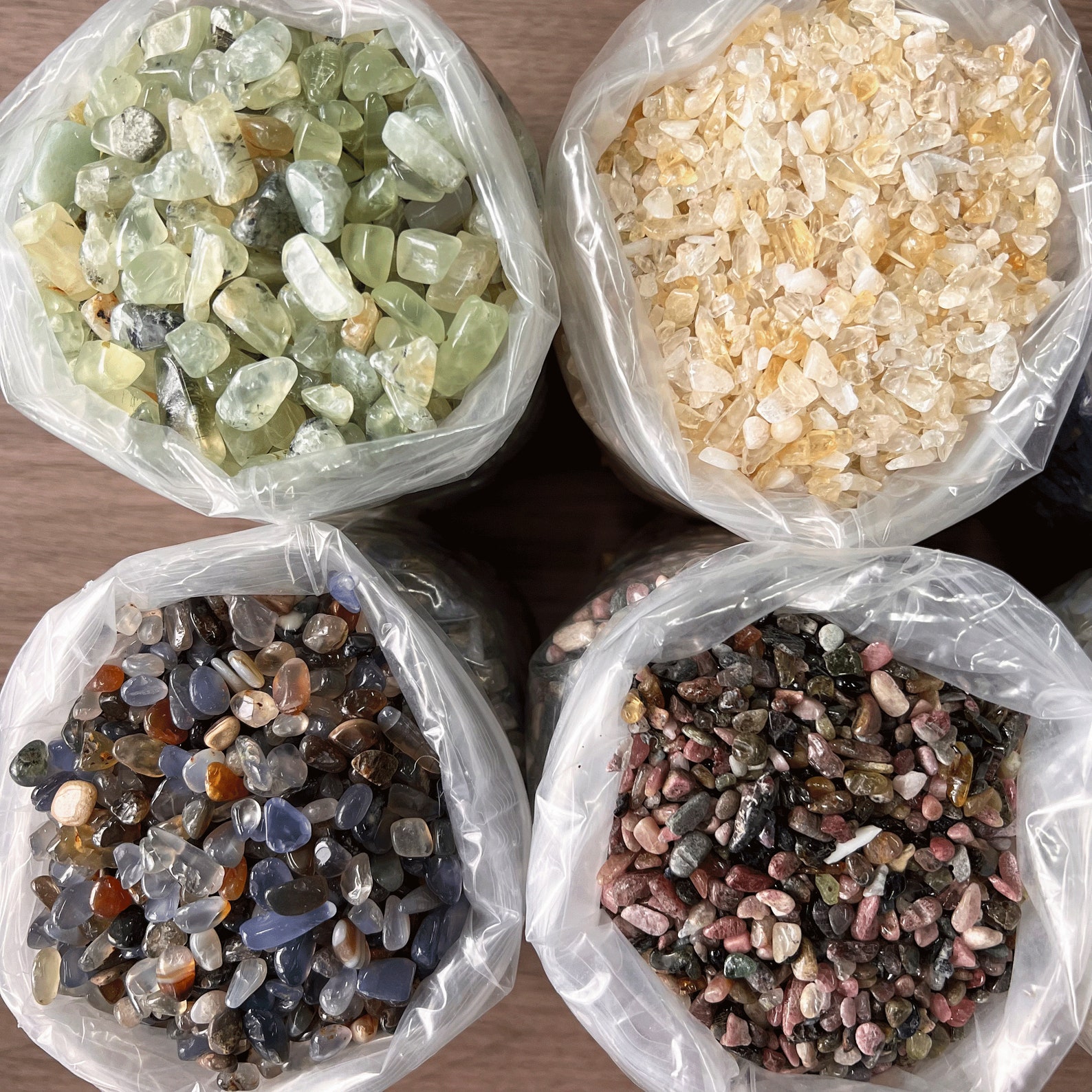 Wholesale Crystal Chips, Undrilled Gemstone Chips Bulk, Irregular Mini