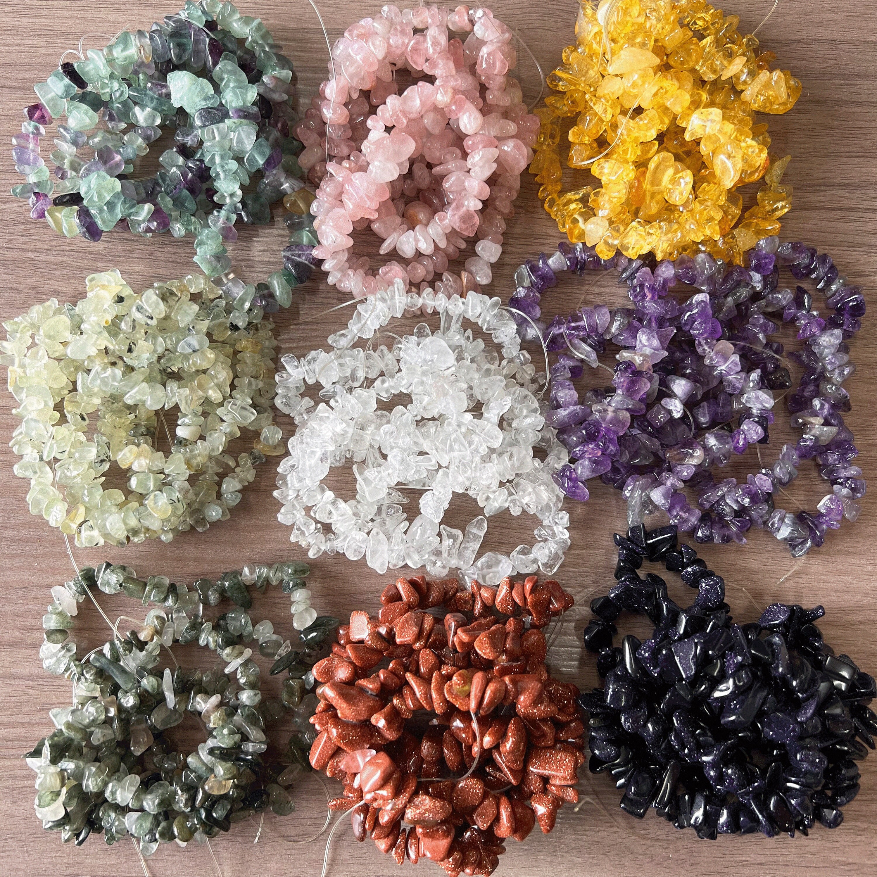 Wholesale Crystal Chips, Undrilled Gemstone Chips Bulk, Irregular