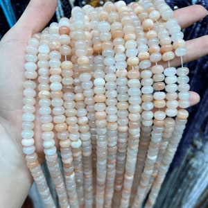 Pink Aventurine Rondelle Beads 5*8mm Gemstone Rondelle Beads Wholesale