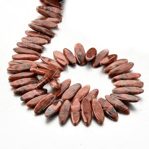 Redstone Rice bead 8*24mm for DIY Jewelry Making