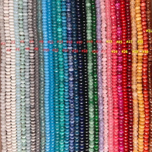 5*8mm Colored Jade Faceted Rondelle Beads, Rainbow Beads, Cute Beads, Loose Beads, Full Strand, Wholesale
