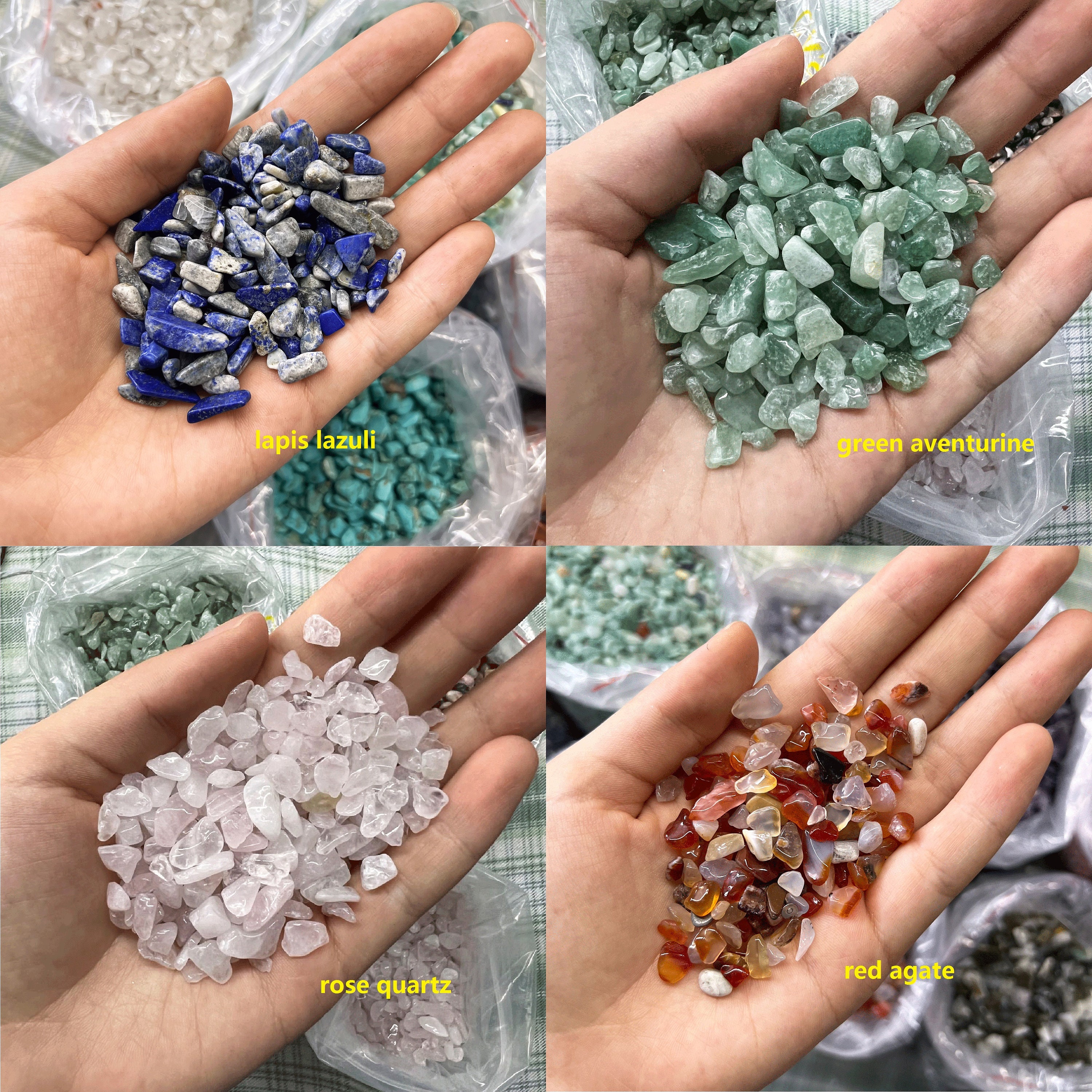 Wholesale Crystal Chips Undrilled Gemstone Chips Bulk Etsy UK