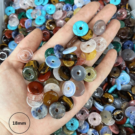 1 FILO PIETRE DI AGATA BLU' CABOCHON DA 10 MM