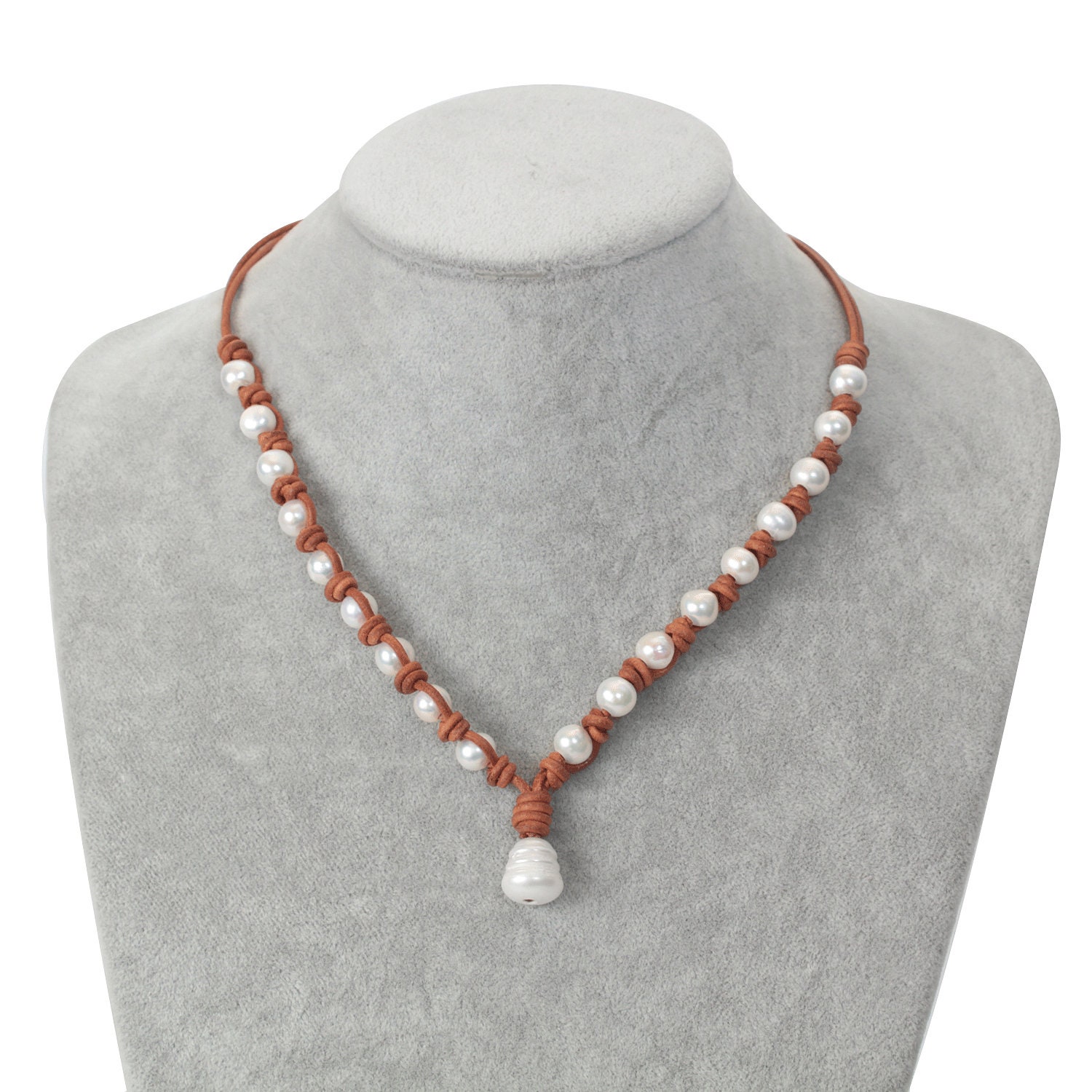 Laurel Goddess Pearl Chocker Necklace