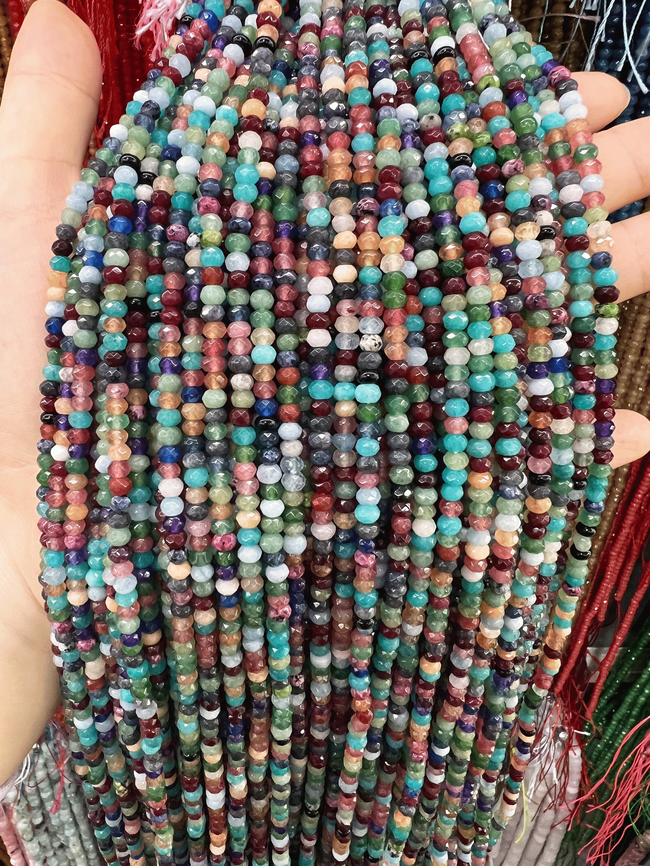 Rainbow Jade Stone - Etsy