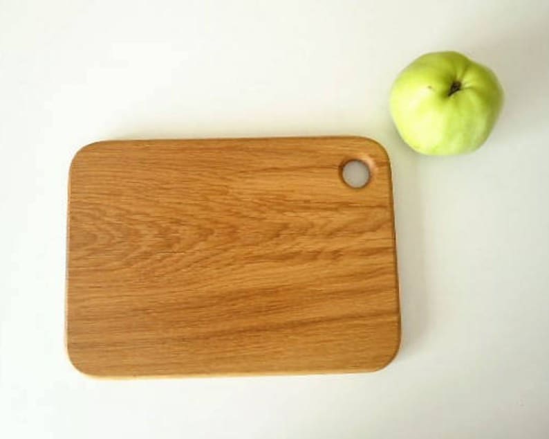 Natural Oak Cutting Board Serving Plate Tray Snacks Starter Plate Tray Size Approx 11.8 in x 8.5 in or 30 cm x 21.5 cm Gift Idea