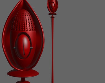 Redesigned Alastor&#39;s Microphone STL Pack (Hazbin Hotel)