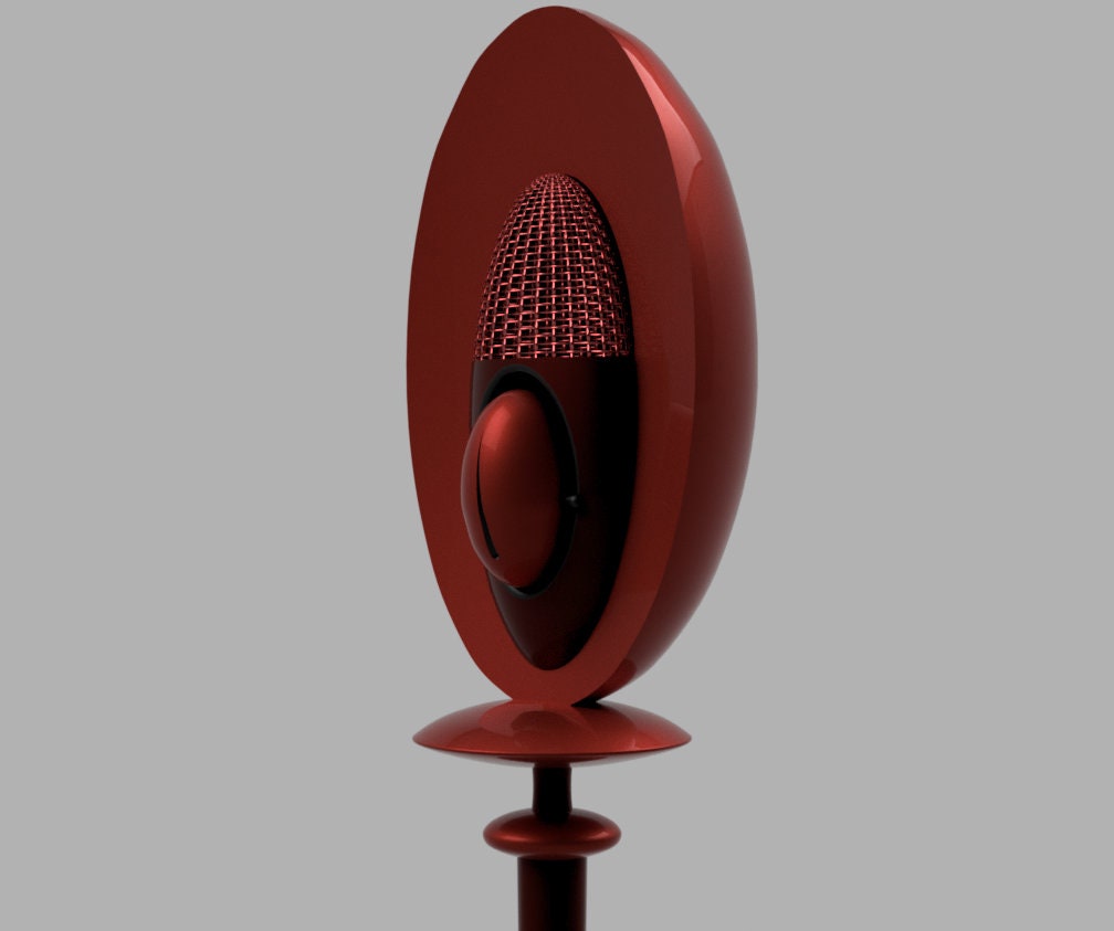 Alastor's Microphone 3D Model hazbin Hotel - Etsy UK