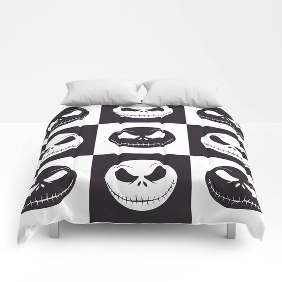 Jack Skellington Inspired Duvet Cover Children Duvet Cover Etsy