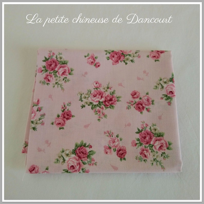 Roselyne fabric coupon coupon rose