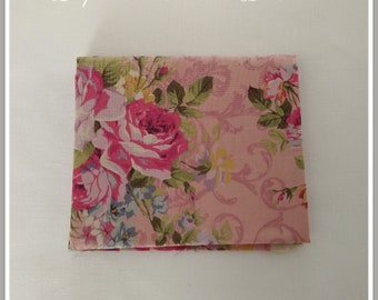 Pink Antique Roses Fabric Coupon