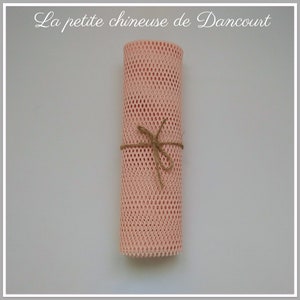 Organic cotton mesh fabric coupon