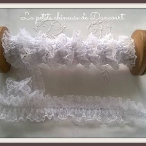 Dentelle Hortense écrue ou blanc Blanc