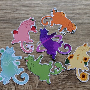 Sticker - Süße Thematische Katze