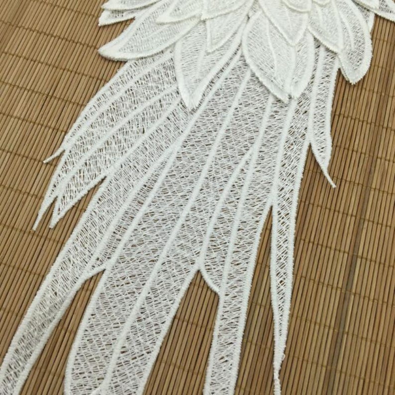 HUGE Angel Wings Patchblack Applique Patchpaillette Patch Etsy