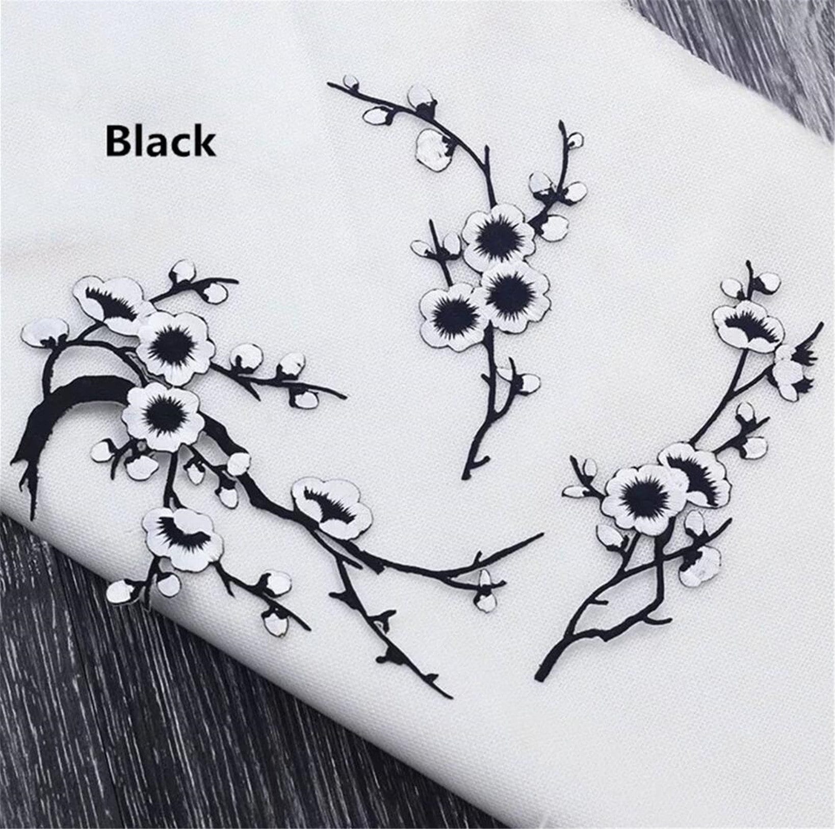 Cherry Blossom patch 3 Pieces Flower Patch Blossom Applique Etsy