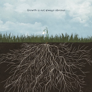 Fineart print ‘Growth is not always obvious’